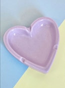 Purple Candy Heart Ash Tray