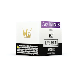 West Coast Cure - LIVE RESIN BADDER - ACAI MINTS 1G - WEST COAST CURE