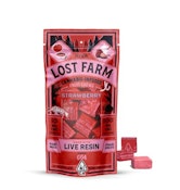 Lost Farm - Strawberry - GG #4 Live Resin Chews 100mg