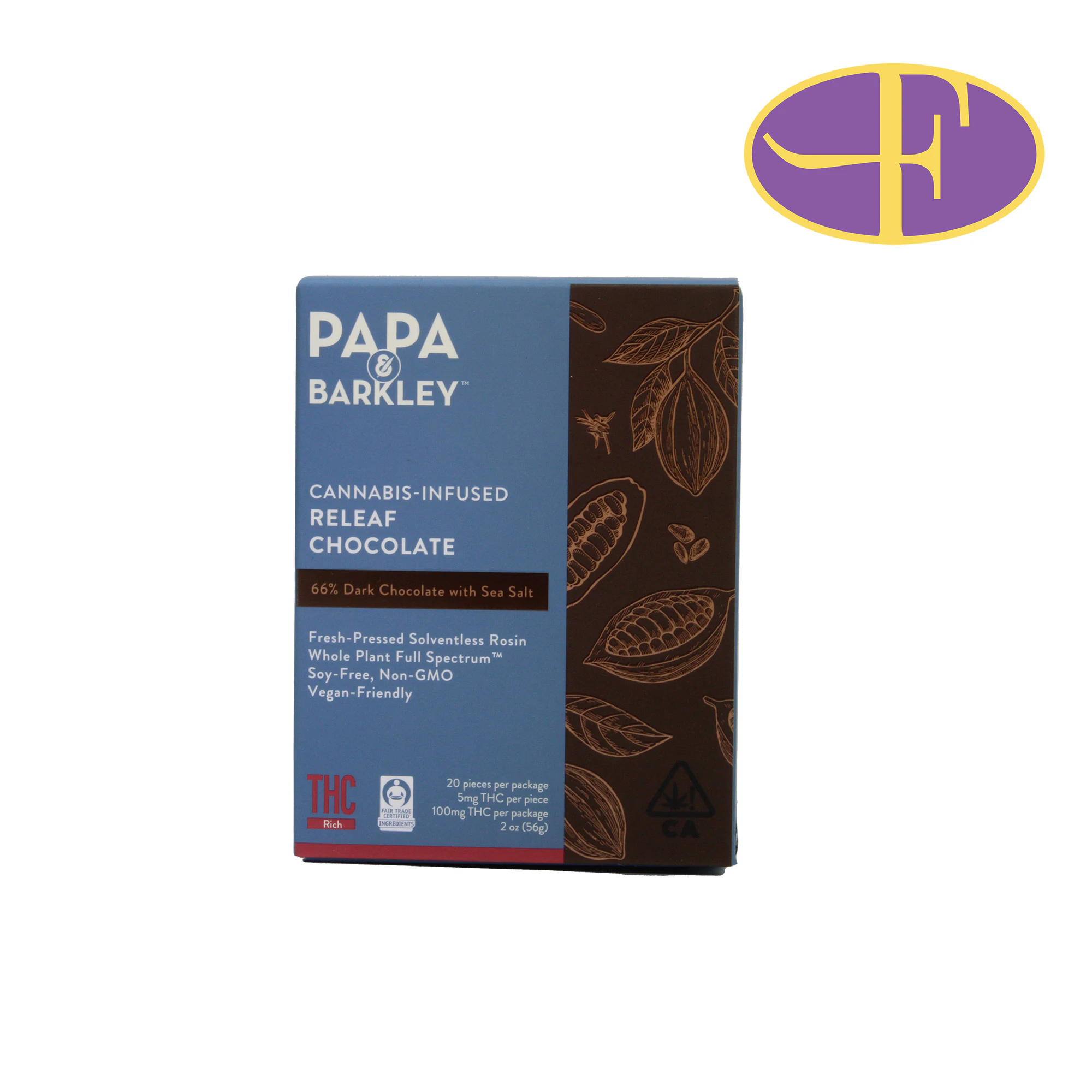 Papa & Barkley - Releaf Dark Chocolate Sea Salt Rosin Main Image