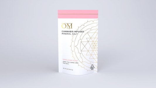 OM - Epsom Salt -  Himalayan Kush Mineral Bath Salt - 1:1 CBD:THC - OM