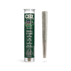 Cannabiotix - CBX | Indoor Pre-Roll | GM-UHOH | .75g