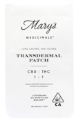 Mary's Medicinals - 1:1 Transdermal Patch 20mg