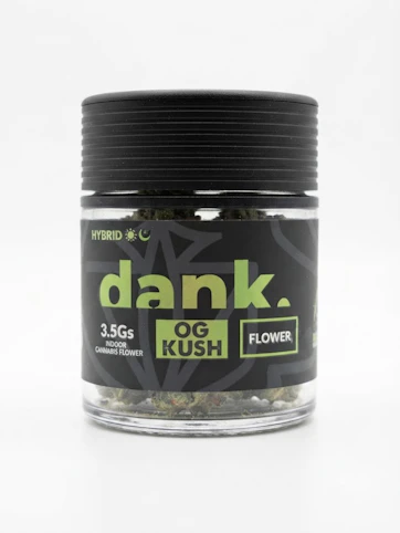 DANK - OG Kush -Hybrid- 27.26% THC | 3.5g (Flower) DANK  -AF8