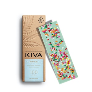 Kiva - KIVA: BIRTHDAY CAKE WHITE CHOCOLATE BAR 100MG