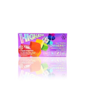 HIGHATUS - Edible - Pomberry CBN - 10-Pack - Sour Gummies - 100MG 