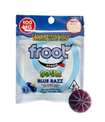 Froot Sour Blue Razz Root Chew  100mg