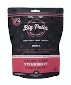 Big Pete's - Strawberry Coconut (Vegan) Indica Cookie 10 PACK - 100 mg