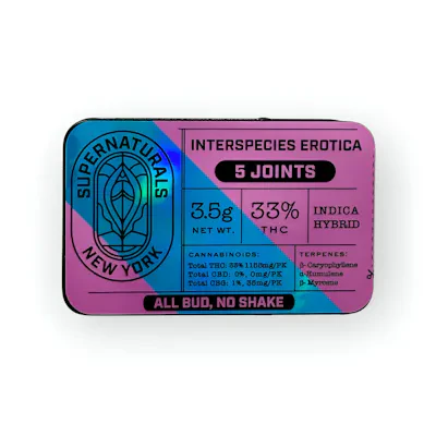 Supernaturals New York - Supernaturals - Interspecies Erotica - 5pk Prerolls Main Image