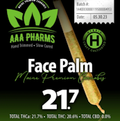 AAA Pharms | Face Palm | Pre-Roll | 1g [H]