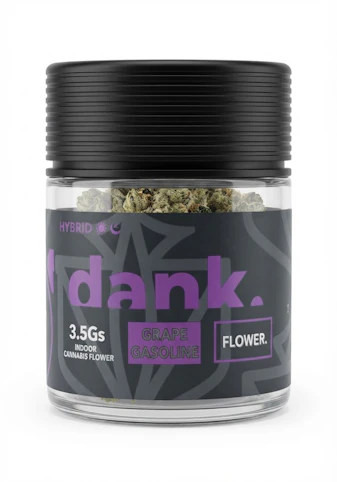 DANK - Grape Gasoline -Hybrid- 28.53% THC | 3.5g (Flower) | DANK -Ab9