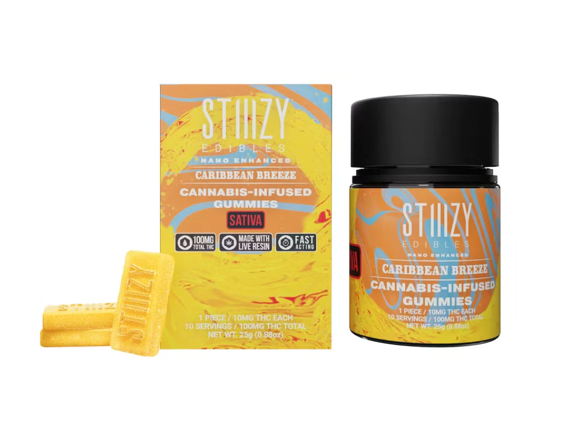 STIIIZY - Stiiizy - Caribbean Breeze - 100mg Gummies - 10pk Main Image