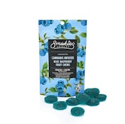 Smokiez 100mg Sweet Blue Raspberry Gummies 10pk