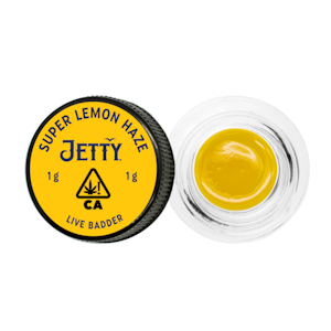 Jetty Extracts - 1g Super Lemon Haze Live Badder - Jetty Extracts