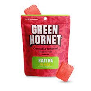 Green Hornet - Sativa Mixed Fruit Gummies 10-Pack 100mg