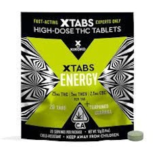 KIKOKO - [Kikoko] THC Tablet - 50mg - Xtabs - Energy