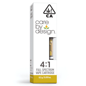 CBD 4:1 Cartridge .5g - Care By Design