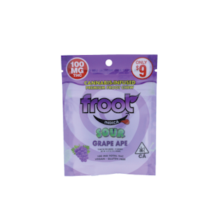 Sour Grape 100mg Single Gummy - Froot