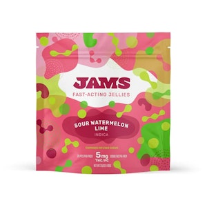 Jams - Edibles | Jams | Fast Acting | Sour Watermelon Lime | 20 Pack