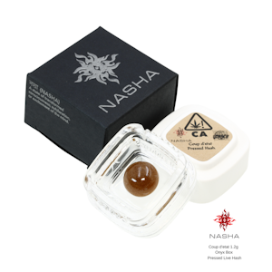NASHA - Coup D'etat - Onyx Pressed Hash - 1g (I) -Nasha