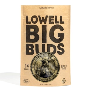 LOWELL HERB CO - LOWELL: OG BLUEBERRY CREME 14G BIG BUDS