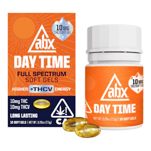 AbsoluteXtracts | Day Time | 1:1 THC:THCV | Soft Gel | 10pk | 100mg