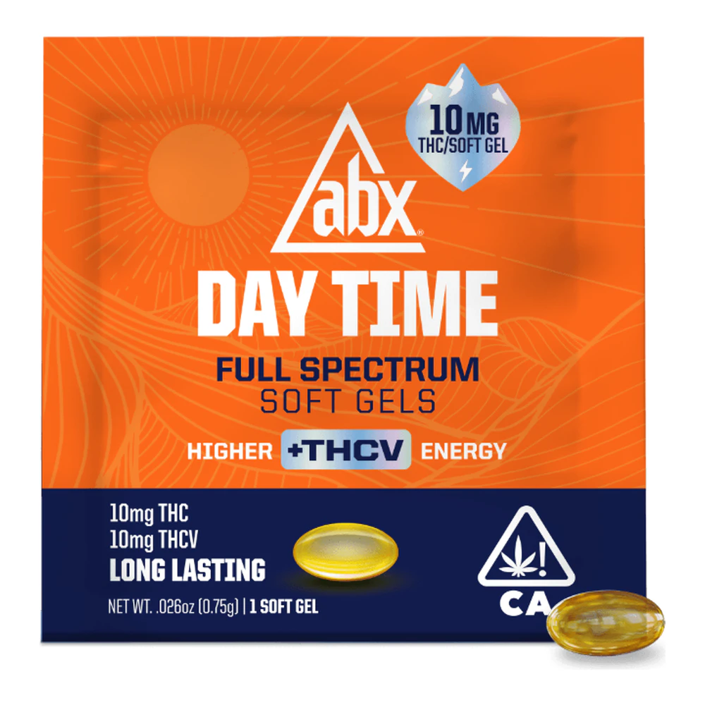 ABX / absoluteXtracts - AbsoluteXtracts | Day Time | 1:1 THC:THCV | Soft Gel | Single | 10mg Main Image