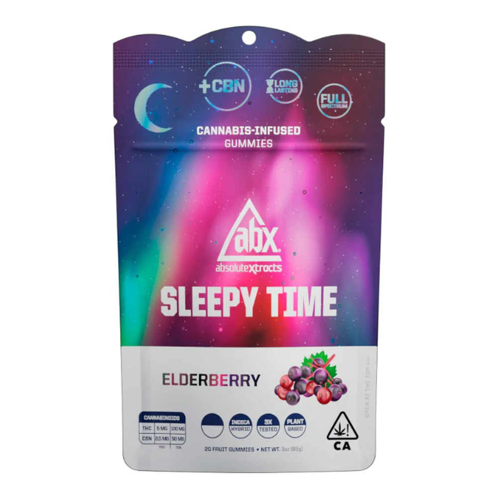 ABX / absoluteXtracts - AbsoluteXtracts | Sleepy Time | Elderberry | Gummies | 100mg Main Image