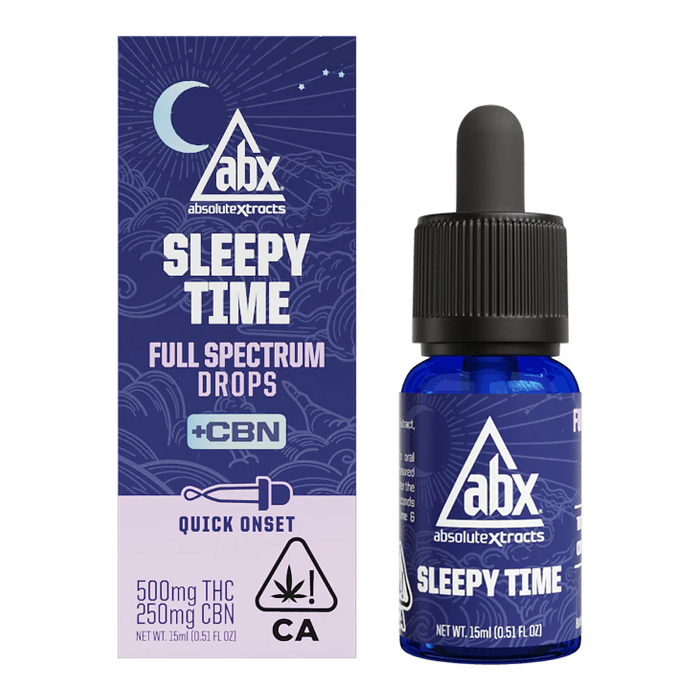 ABX / absoluteXtracts - AbsoluteXtracts | Sleepy Time | Solventless + CBN Tincture 500mg THC:250mg CBN | 15mL Main Image
