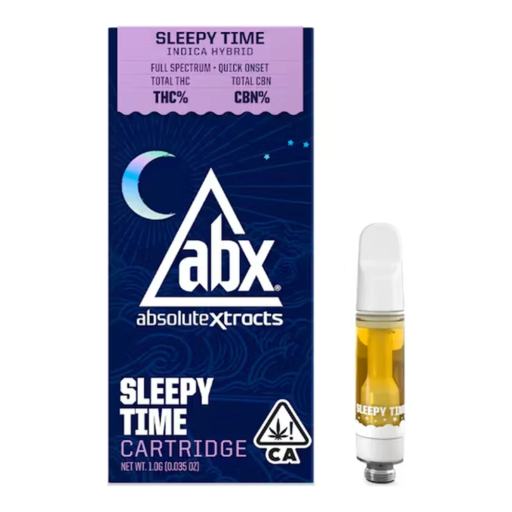 ABX / absoluteXtracts - AbsoluteXtracts | Sleepy Time | Solventless CBN Vape Cartridge | 1g Main Image