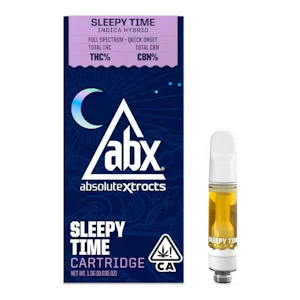 AbsoluteXtracts | Sleepy Time | Solventless CBN Vape Cartridge | 1g
