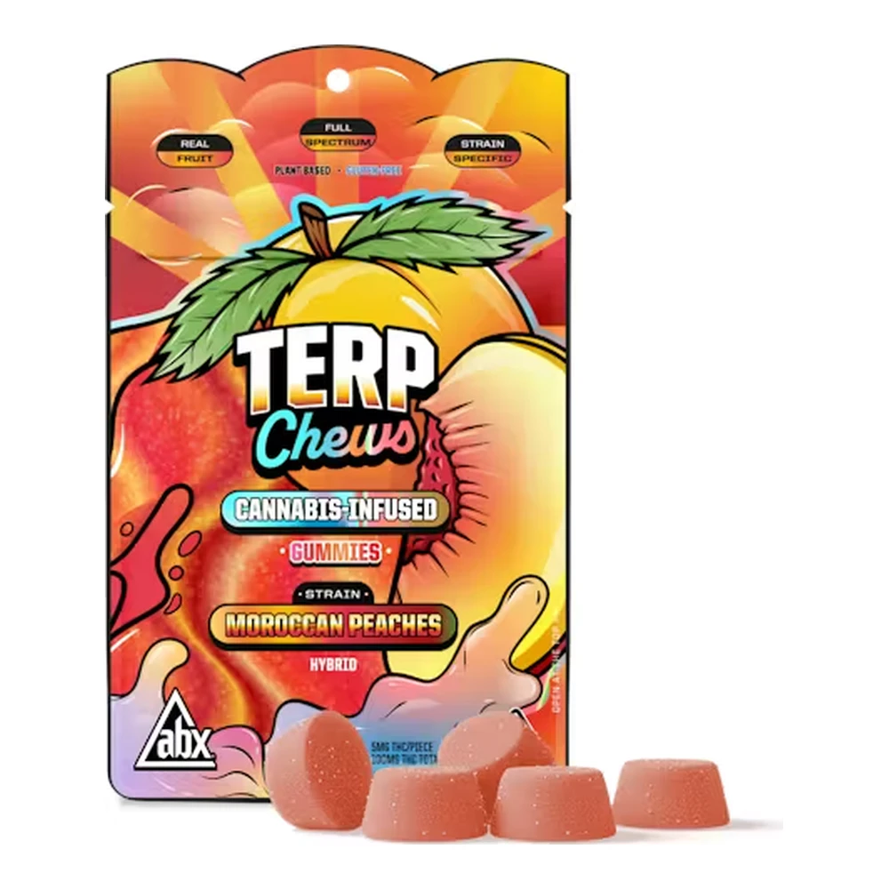 ABX / absoluteXtracts - AbsoluteXtracts | Terp Chews | Moroccan Peaches | Gummies | 100mg Main Image