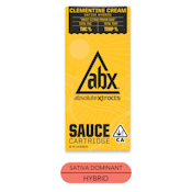 ABX - Sauce - Clementine Cream - Vape Cart - 1.0g