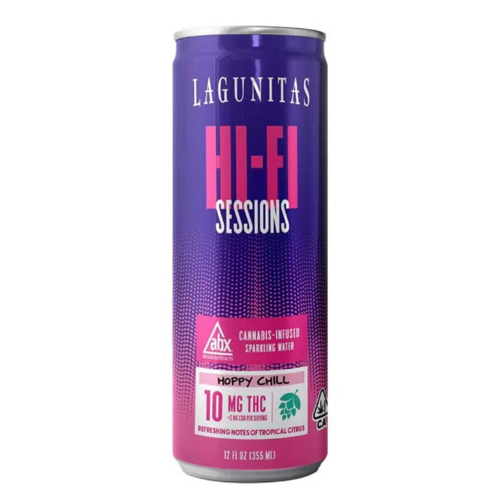 Hi-Fi Sessions - Hi-Fi Sessions Hoppy Chill Infused Sparking Water 12oz 10mg Main Image
