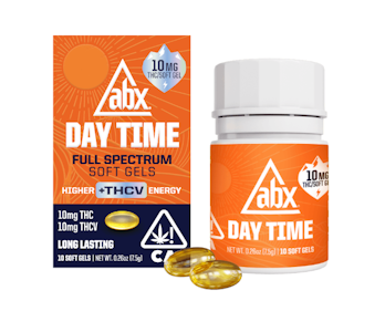 ABSOLUTE XTRACTS - ABX | Day Time | 1:1 THC:THCV Soft Gel 10pk | 100mg