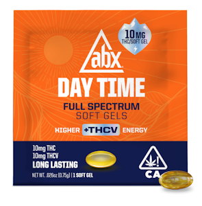 ABSOLUTE XTRACTS - ABX | Day Time | 1:1 THC:THCV Soft Gel Single | 10mg ​