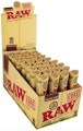 RAW Organic Hemp Cone 1 1/4" Rolling Papers 6pk $3