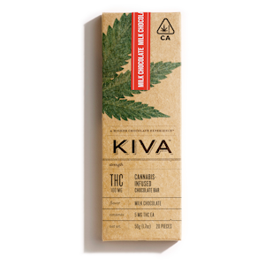 Kiva Confections - Kiva 100mg | Milk Chocolate Bar