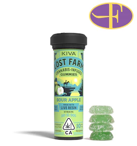 Lost Farms - Sour Apple Dosido Live Resin Gummies