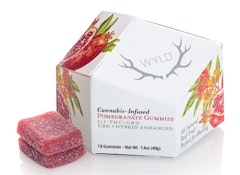 [WYLD] CBD Gummies - 100mg - 1:1 Pomegranate (H)