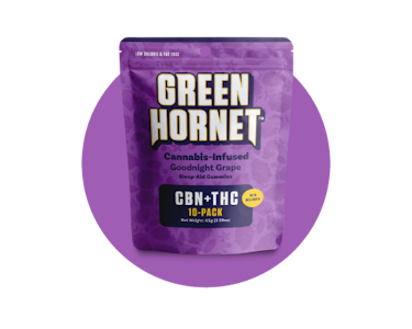 Green Hornet - Goodnight Grape Gummies 2:1 10-Pack