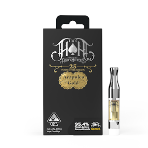 HEAVY HITTERS - Acapulco Gold (S) | 1g Ultra High Potency Vape Cart | Heavy Hitters