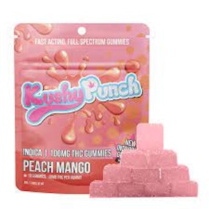 KUSHY PUNCH - Kushy Punch - Edibles - Indica - Peach Mango - 100mg