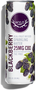 Blackberry Sparkling Water, 25mg, CBD