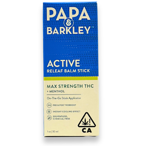 PAPA & BARKLEY - Papa & Barkley - Max Strength - Releaf Stick THC - Wellness - 30ML