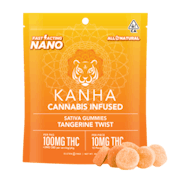 Kanha - NANO - Tangerine Twist - Gummies - 10pk - 100mg