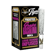 Claybourne Co. - 2.5g - 5ct Flyers Frosted Infused Pre Rolls - Grape Gasolina