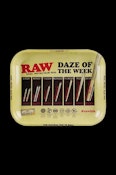 RAW Rolling Tray | Daze of the Week | Large 10.75" x 13.25"