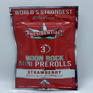 PRESIDENTIAL - Presidential - Mini Blunts - Strawberry - Infused Blunt Pack - 3pck - 2.1g