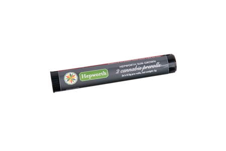 HEPWORTH - Hepworth | Kush Mintz x Gelato 41 | 1G Hybrid | Pre roll 2pk